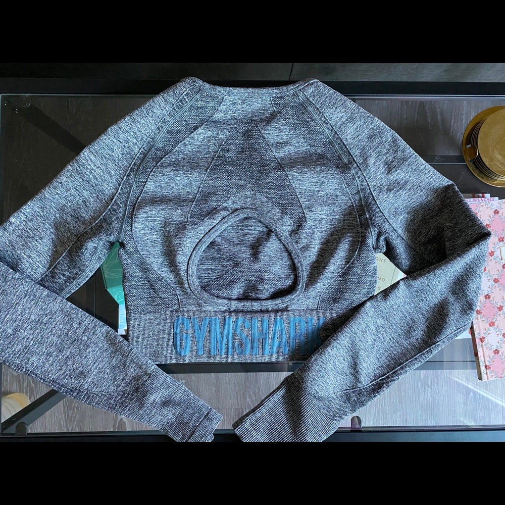 Gymshark flex long sleeve crop top